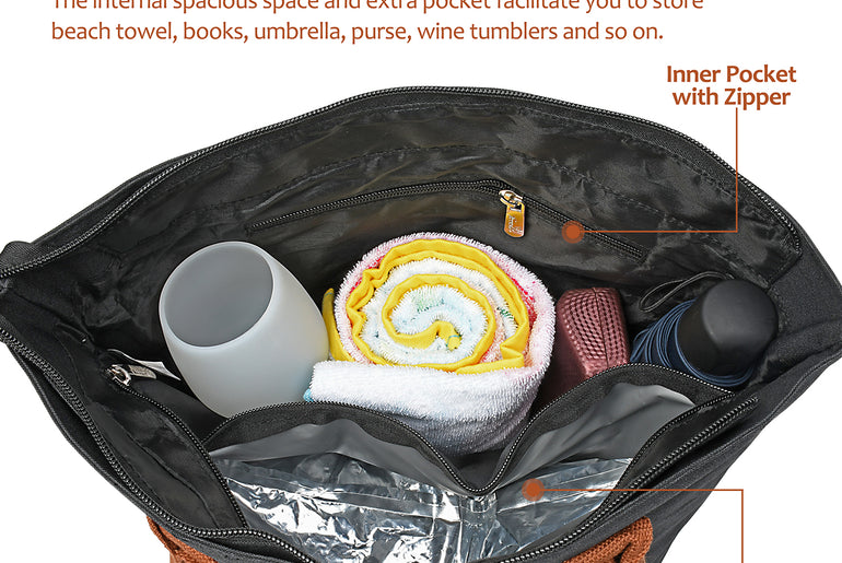 1.5L Wine Purse with Hidden Spout & Wine Bladder – Insulated Wine Tote Bag, Reusable Wine Travel Bag for Picnics, Beach & Parties