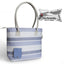 Blue & White Stripe