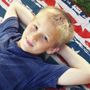 Quality Large Picnic Blanket 70" X 80" with USA Pattern Design