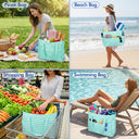 Tirrinia Extra Large Beach Tote Bag – Waterproof Travel Tote with Wet & Dry Separation newarrivals style