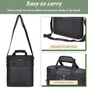 Tirrinia 3 Bottle Insulated Wine Tote Bag with Corkscrew