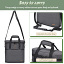Tirrinia 3 Bottle Insulated Wine Tote Bag with Corkscrew