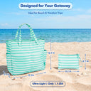 Tirrinia Extra Large Beach Tote Bag – Waterproof Travel Tote with Wet & Dry Separation newarrivals style