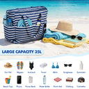 Tirrinia Extra Large Beach Tote Bag – Waterproof Travel Tote with Wet & Dry Separation newarrivals style