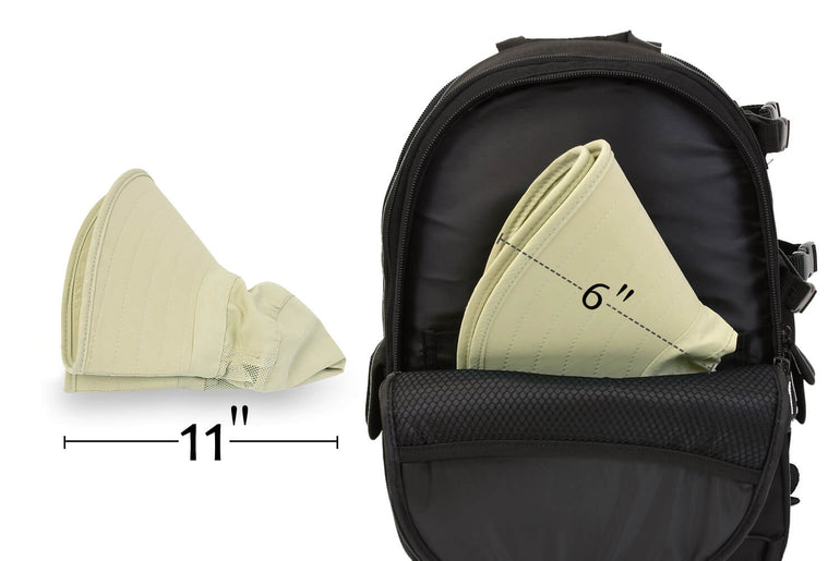 Solaris Outdoor Wide Brim Sun Hats Blocking UV Protection Cap UPF 50+ Foldable Mesh Net for Finishing, Hiking, Camping newarr