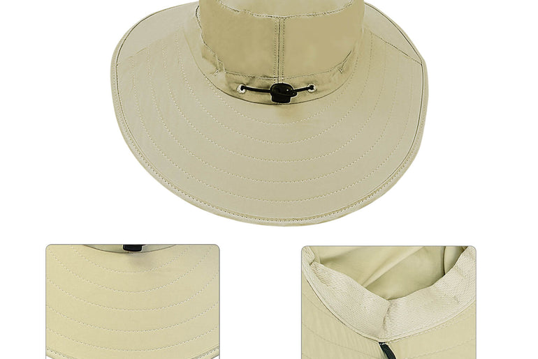Solaris Outdoor Wide Brim Sun Hats Blocking UV Protection Cap UPF 50+ Foldable Mesh Net for Finishing, Hiking, Camping newarr