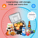 Tirrinia Quick-Access Cooler Bag with Velcro Top side view
