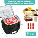 Tirrinia Quick-Access Cooler Bag with Velcro Top back view