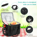 Tirrinia Quick-Access Cooler Bag with Velcro Top detail view