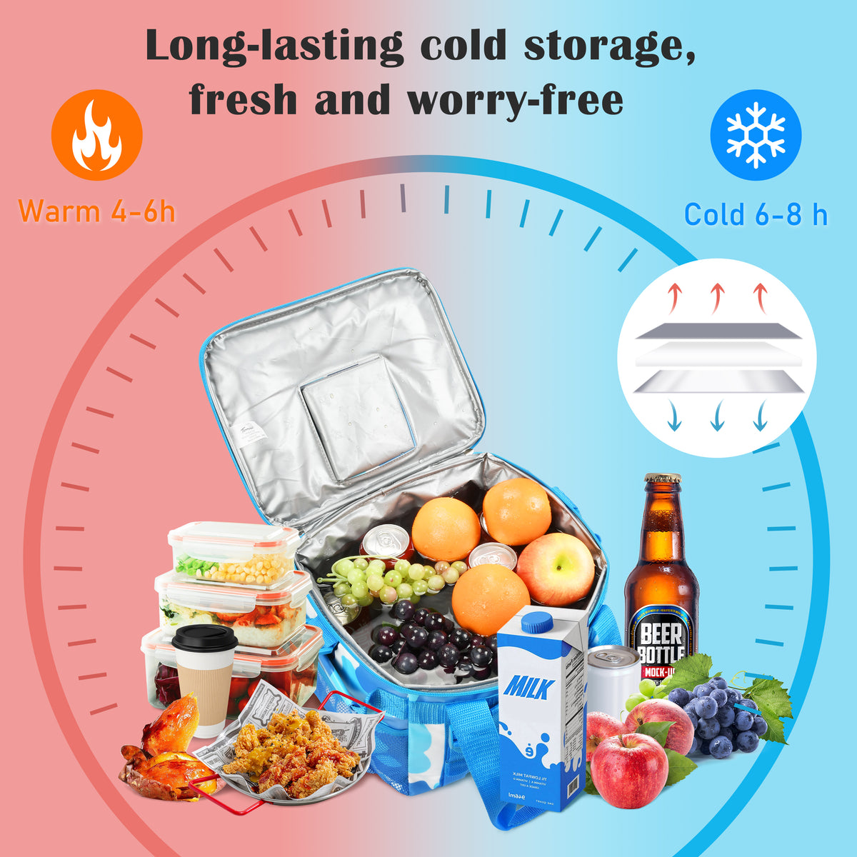 Tirrinia Quick-Access Cooler Bag with Velcro Top product image 10