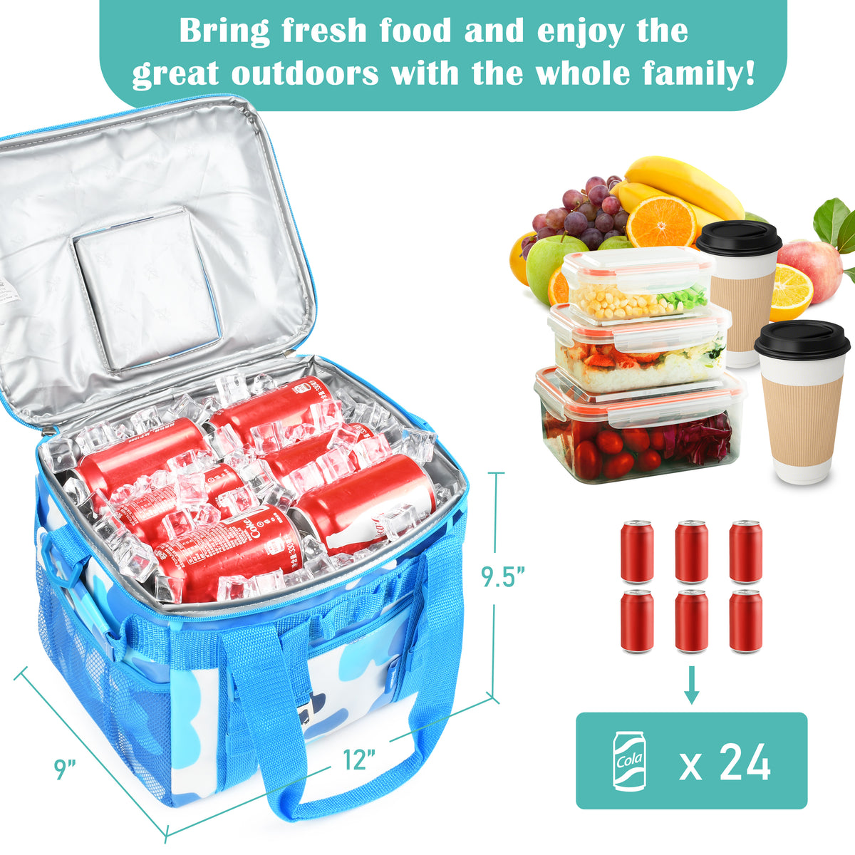 Tirrinia Quick-Access Cooler Bag with Velcro Top product image 11