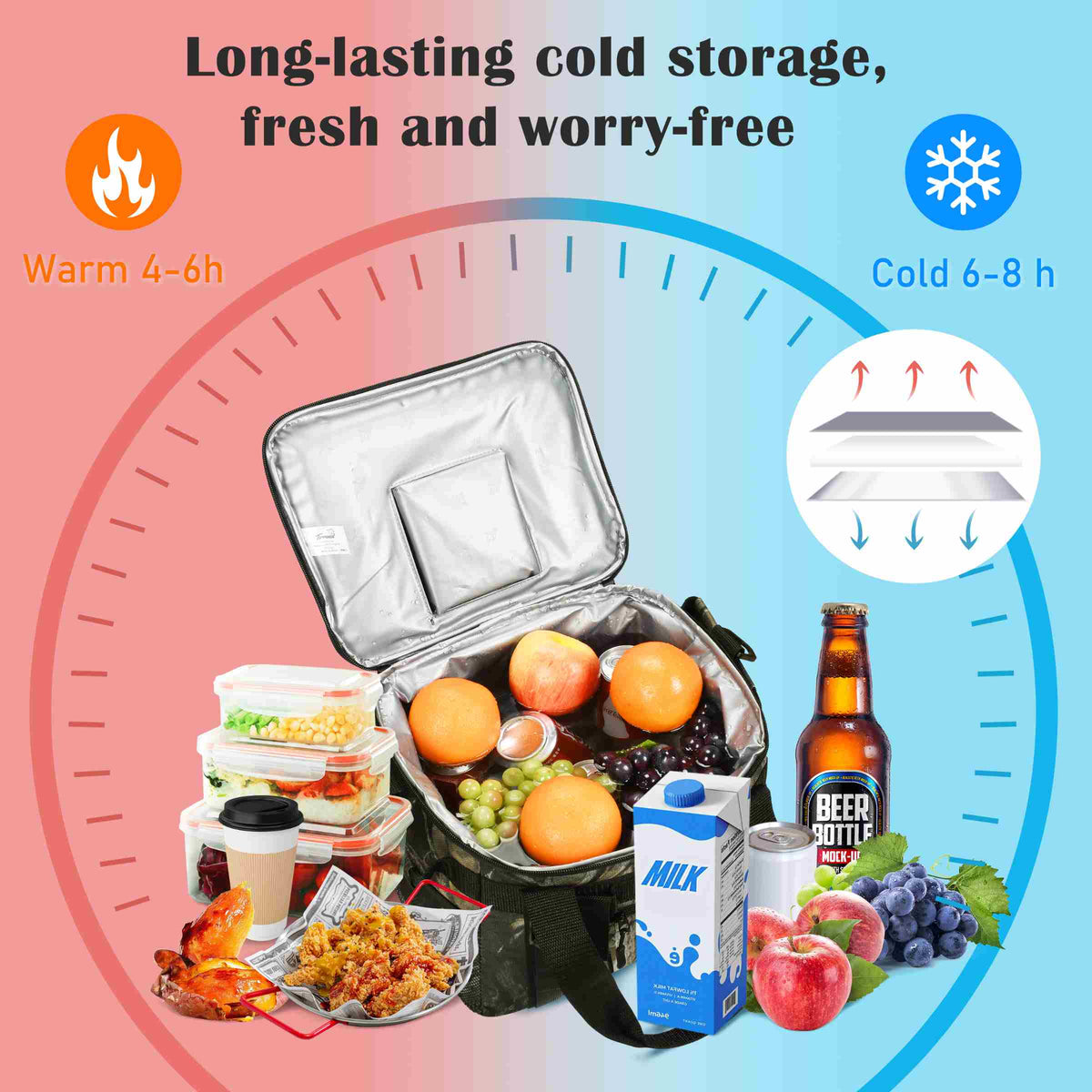 Tirrinia Quick-Access Cooler Bag with Velcro Top product image 5