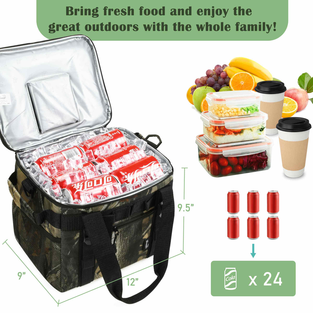 Tirrinia Quick-Access Cooler Bag with Velcro Top product image 17
