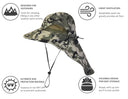 Tirrinia Adventure Hat UPF 50+ back view