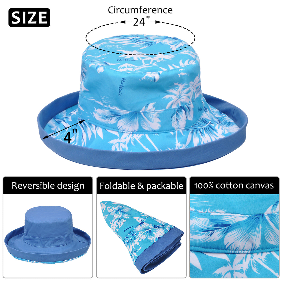 Tirrinia Bucket Hats for Women 12 Pack