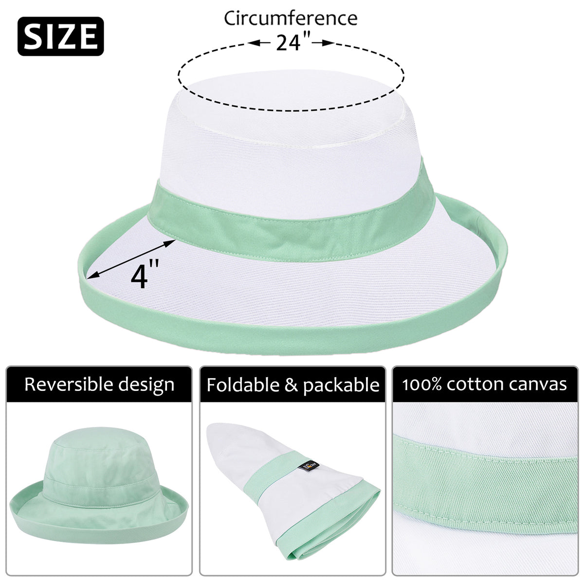 Tirrinia Bucket Hats for Women 12 Pack