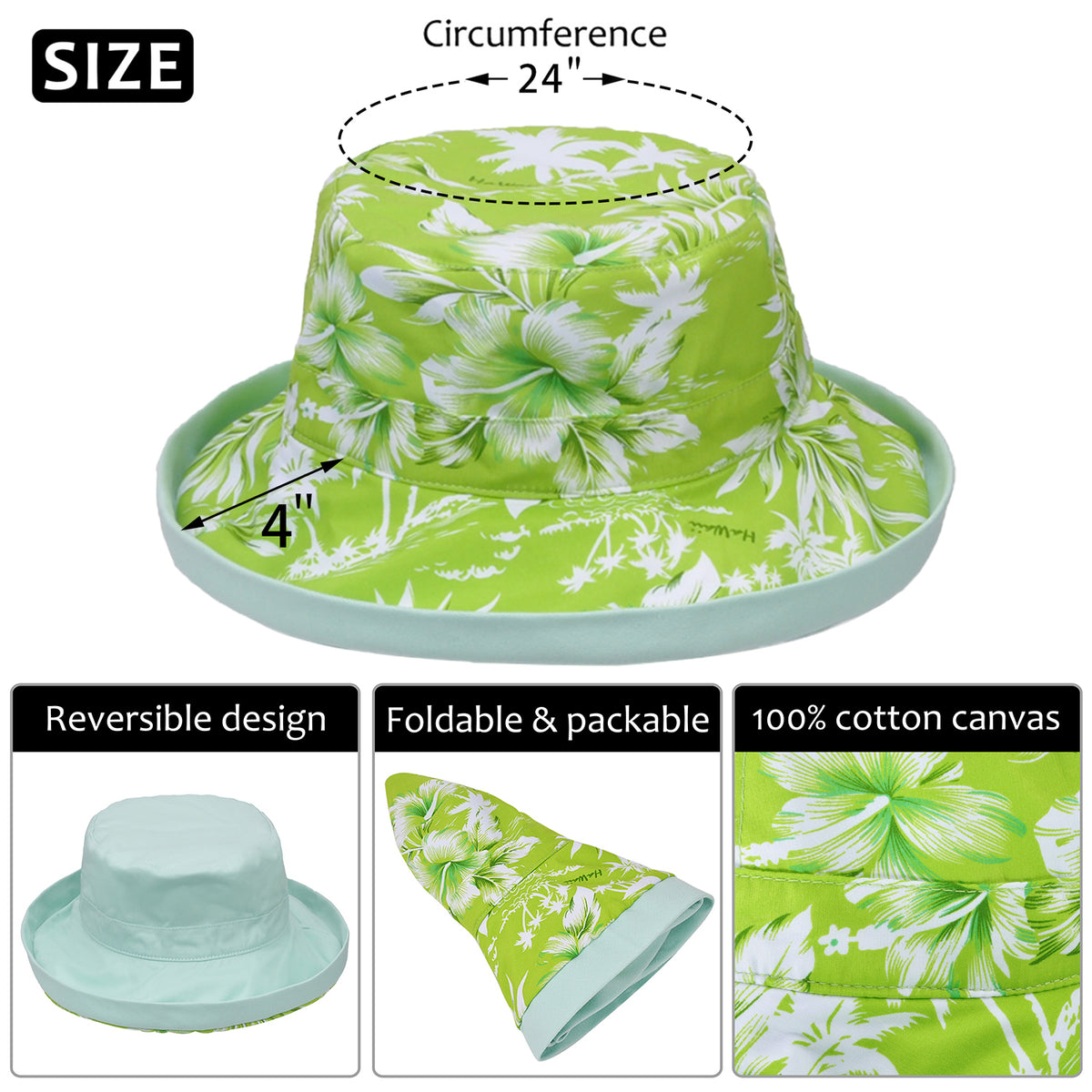 Tirrinia Bucket Hats for Women 12 Pack product image 24