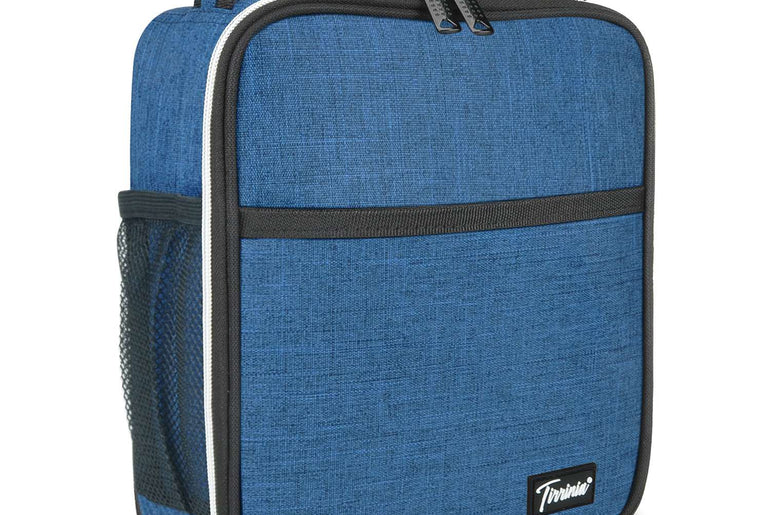 Tirrinia Solid Color Insulated Lunch Cooler Bag side view