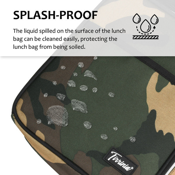 Tirrinia Small Camo Lunch Bag