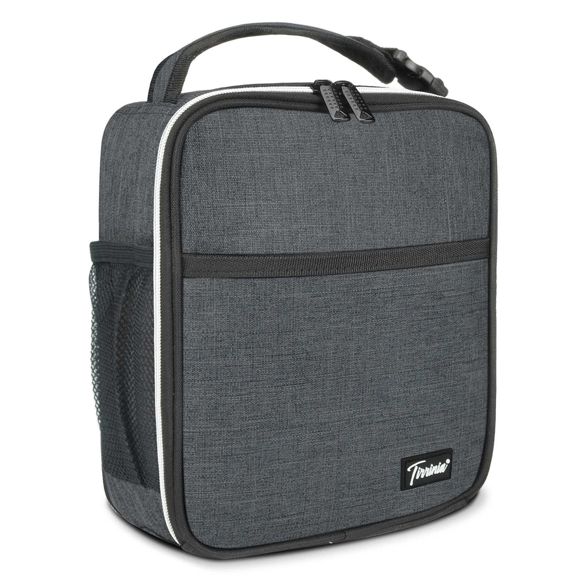Tirrinia Solid Color Insulated Lunch Cooler Bag front view