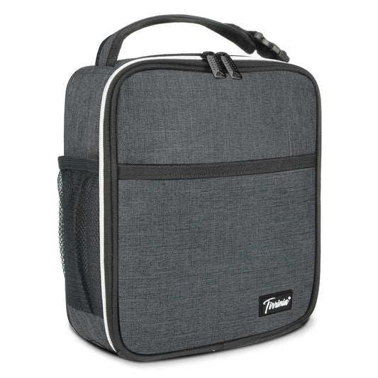 Tirrinia Solid Color Insulated Lunch Cooler Bag front view
