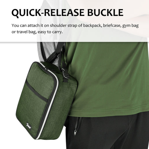 Tirrinia Solid Color Insulated Lunch Cooler Bag