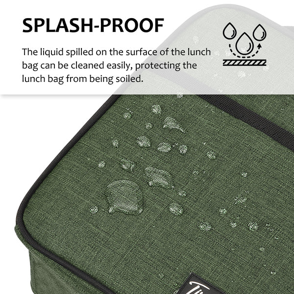 Tirrinia Solid Color Insulated Lunch Cooler Bag product image 23