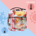 Tirrinia Insulated Lunch Cooler Bag Pink Melon