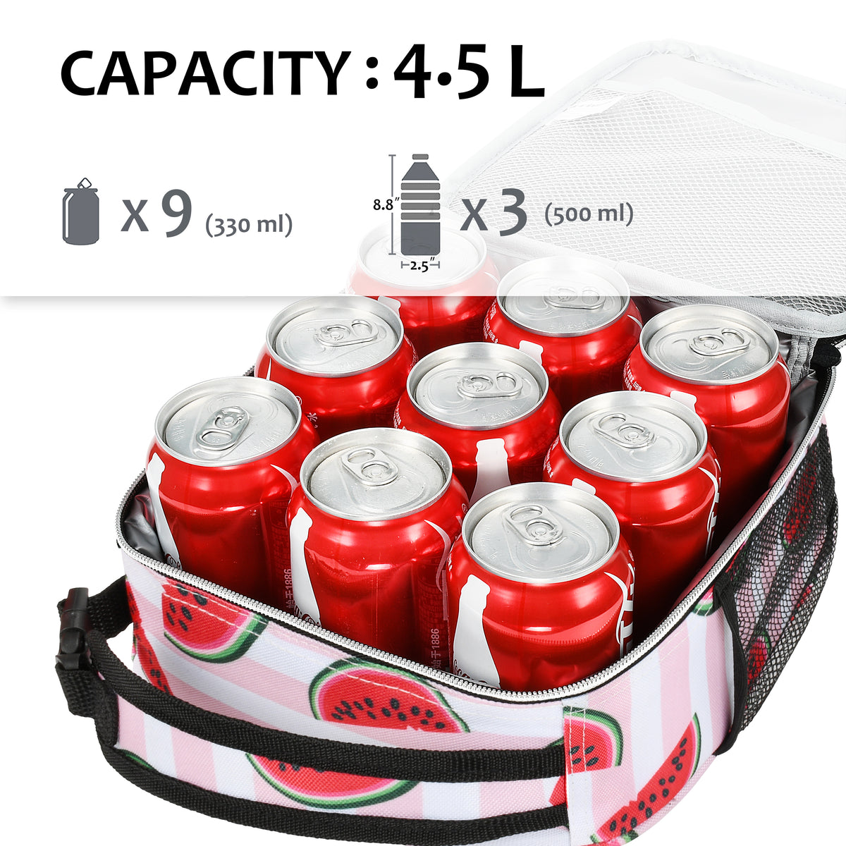 Tirrinia Solid Color Insulated Lunch Cooler Bag product image 24