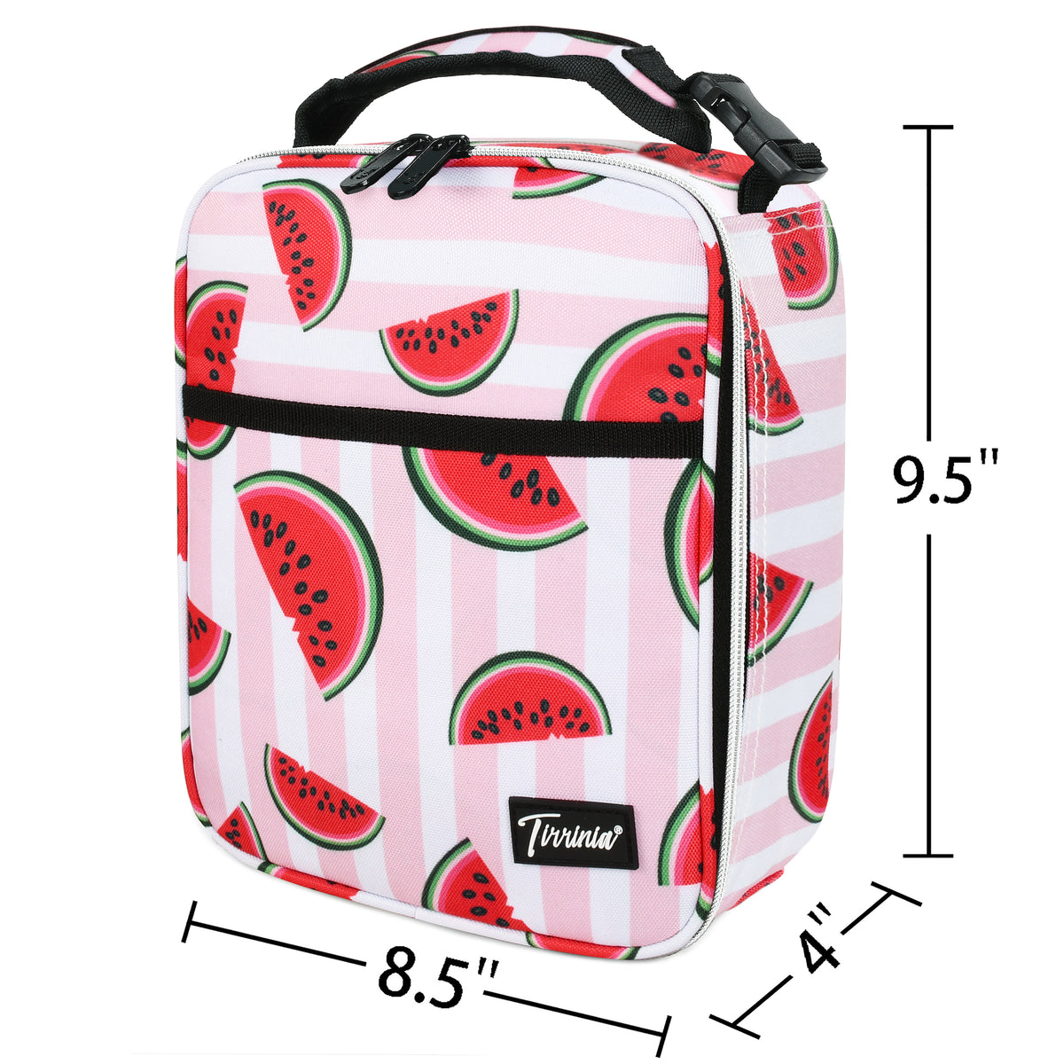 Tirrinia Solid Color Insulated Lunch Cooler Bag
