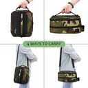 Tirrinia Expandable Insulated Lunch Cooler Bag Patchwork Color