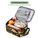 Tirrinia Expandable Insulated Lunch Cooler Bag Patchwork Color