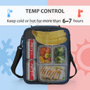 Tirrinia Expandable Insulated Lunch Cooler Bag Patchwork Color product image 42