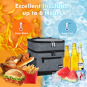 Tirrinia Large Double-Layer Insulated Lunch Bag product image 12