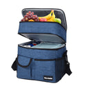 Tirrinia Large Double-Layer Insulated Lunch Bag with Pocket product image 14