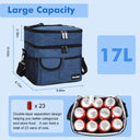 Tirrinia Large Double-Layer Insulated Lunch Bag with Pocket product image 15