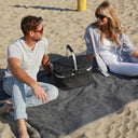 34L Picnic Cooler Basket with Foldable Grocery Bag