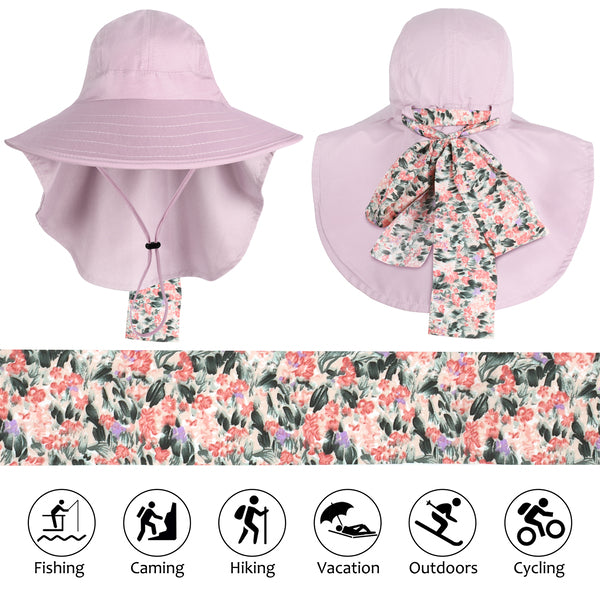Tirrinia Women's Floral Ribbon Hat for Summer product image 6