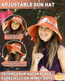 Tirrinia Women UPF50+ Sun Hat with Floral Ribbon