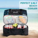 Tirrinia Mesh Beach Tote Cooler Bag