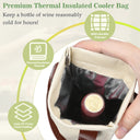 Tirrinia Single Bottle Wine Cooler Carrier for Wedding