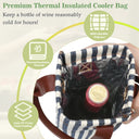 Tirrinia Single Bottle Wine Cooler Carrier for Wedding