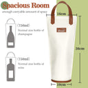 Tirrinia Single Wine Bottle Carrier for Gift