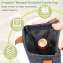 Tirrinia Single Wine Bottle Carrier for Gift