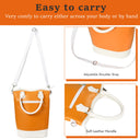 Tirrinia 2 Bottle Wine Gift Tote with Corkscrew for Outdoor back view