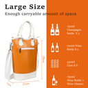 Tirrinia 2 Bottle Wine Gift Tote with Corkscrew for Outdoor detail view