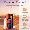 Tirrinia 2 Bottle Wine Gift Tote with Corkscrew for Outdoor newarrivals style