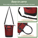 Tirrinia 2 Bottle Wine Gift Tote with Corkscrew for Outdoor