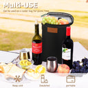 Tirrinia 2 Bottle Wine Carrier for Picnic