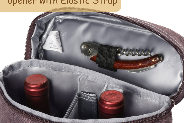Tirrinia 2 Bottle Insulated Wine Bag – Stylish Wine Tote for Travel, Picnic & Gifting product image 23
